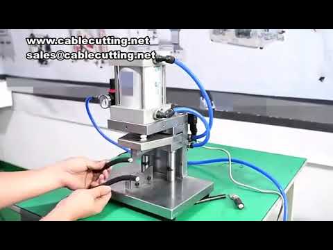 Pneumatische Schneidemaschine für große Vierkantdrähte und Kabel – präzise & effizient