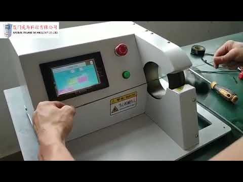 Flaggenetikettiermaschine für Kabel und PVC-Klebeband – Effizientes Wickeln und Etikettieren