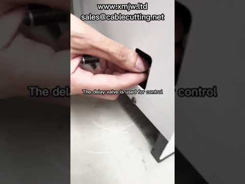 Bedienungsvideo: Pneumatische Abisoliermaschine mit feststehendem Messer – Präzise & Effizient
