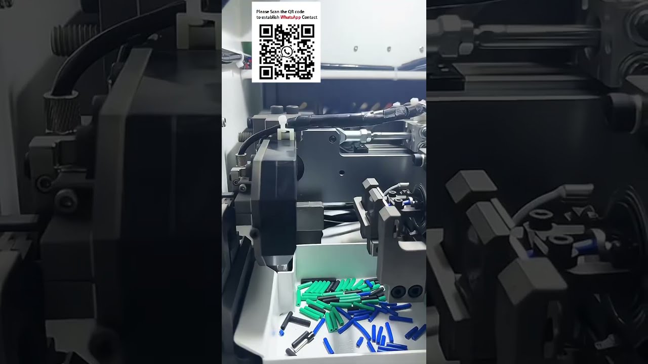 Automatische Isolierte Tubulare Terminal-Verarbeitungsmaschine: Abisolieren, Verdrehen & Crimpen #Kabelbaum-Ausrüstung