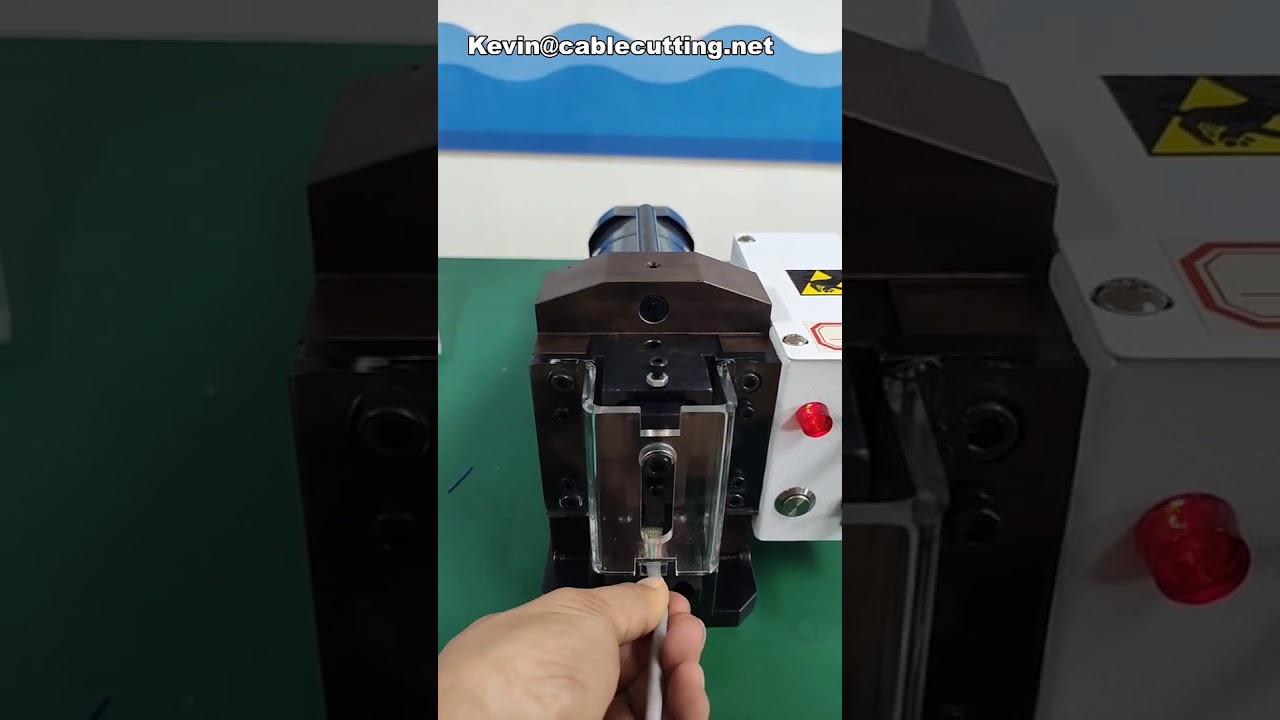 Automatische RJ45 Crimp-Maschine für Cat5/Cat6 Mini-Stecker - Metall 8-Pin