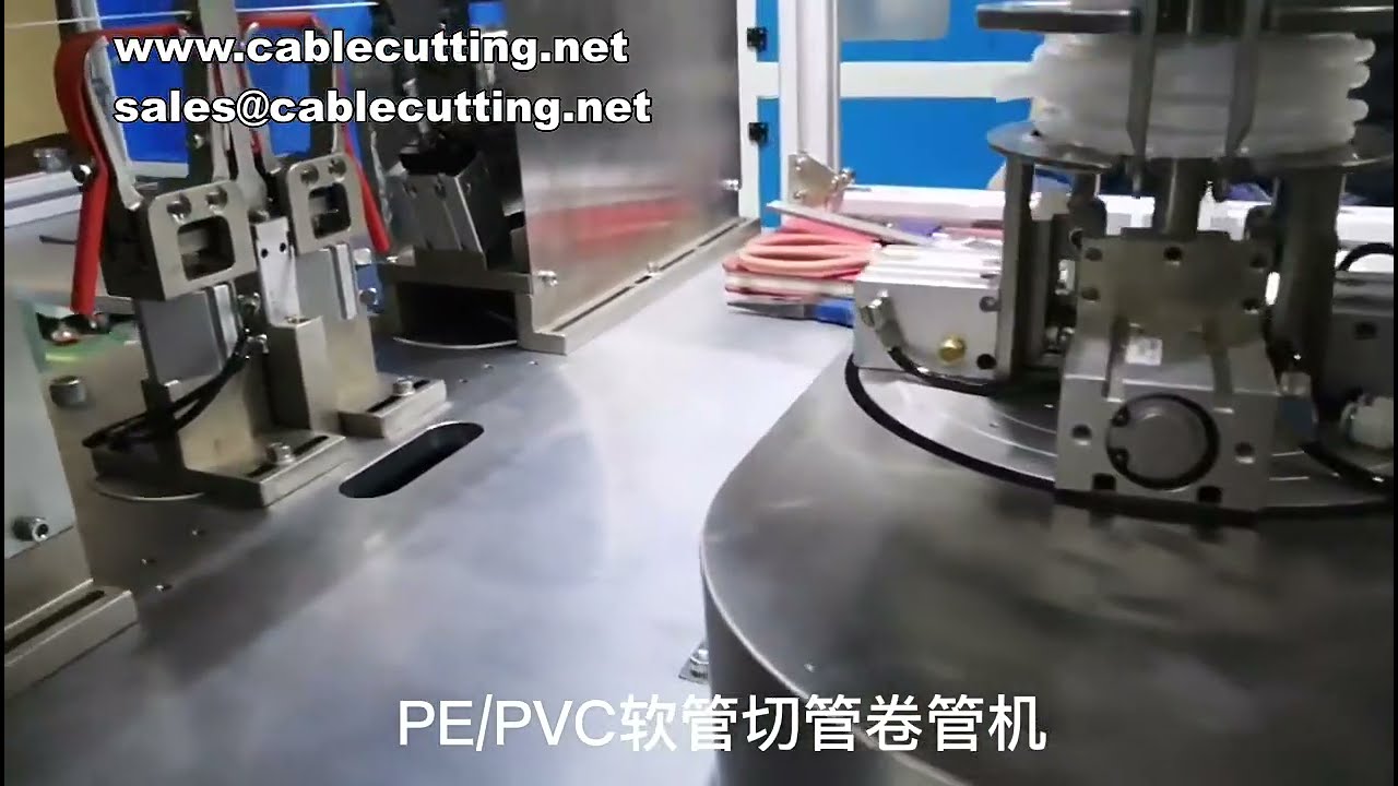 Automatische PVC- & PE-Schlauchwickelmaschine mit Schneidfunktion – Effiziente Industrieautomation