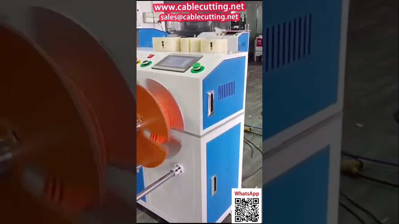 Präzise Kabel- und Drahtwickelmaschine mit integriertem Meterzähler