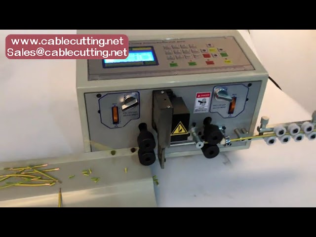 8 mm² Vollautomatische Kabelabisolier- und Verdrehmaschine – Schneiden, Abisolieren, Verdrehen in einem