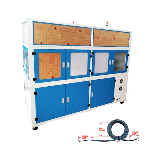 Automatischer Netzkabelprozessor WPM-CRT-03M - Kabelwickel- und Bindemaschine